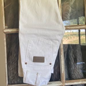 White 14 mwz wrangler jeans
